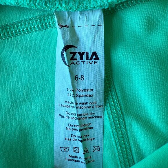 Zyia Active Light n Tight Spring Bud Capri Workout Pocket Hi-Rise Leggings 6-8 - Picture 6 of 6